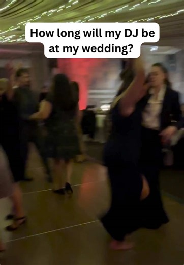 How long will your DJ be at your wedding? We arrive about two hours before guests and stay through the very end so everything runs smoothly. Your NYC wedding DJ at NT Wedding DJs has it covered. #nycweddingdj #weddingdj #nycwedding #weddingplanning #weddingtips