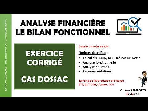 Exercice corrigé sur le bilan fonctionnel - CAS DOSSAC