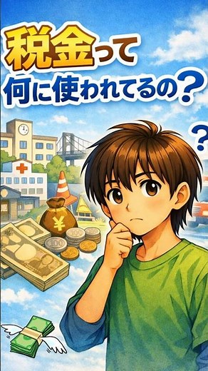 「税金の使い道をやさしく解説｜暮らしを支えるお金のしくみ」説明文：