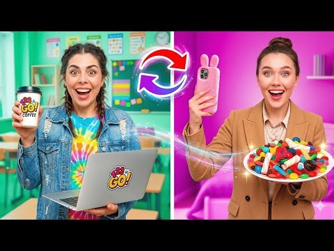 Mom & Daughter Swap Lives 😲 Ultimate Life Challenge by 123 GO!