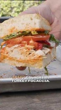 Get a behind the scenes look at the new Mendocino Farms Spicy Calabrian Turkey Focaccia