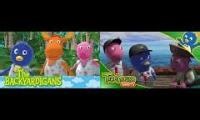 Mix of 2 videos from youtube : the backyardigans episode