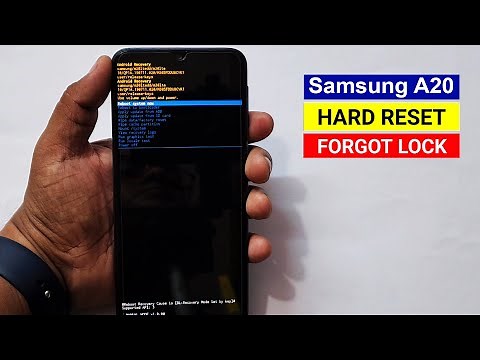 How to Hard Reset " Samsung Galaxy A20 "
