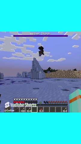 Surviving a chaotic world with a massive Wither Storm in Minecraft