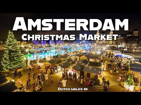 Amsterdam 🎄 Christmas Market 2025 | 4K HDR