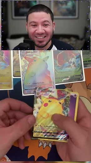 Pokemon TCG Vivid Voltage PIKACHU VMAX Secret Rare Pull!