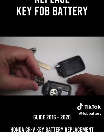 Honda CR-V Key Battery Replacement Guide 2016 - 2020 #auto #howto #battery #carfob #keyfob #honda #crv #carrepair #diyfix #autoguide
