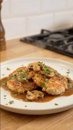 🍗 Chicken Marsala | Creamy Mushroom Chicken in Marsala Sauce