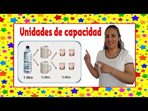 Unidades de capacidad (litro) para niños