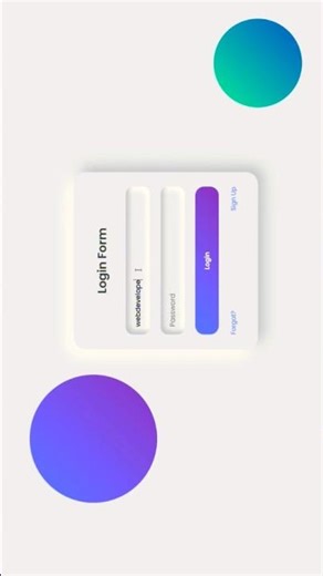 Premium Neumorphism Login Form 🤩 | HTML CSS
