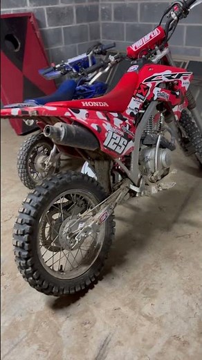 CRF 125 with the Ttr 50