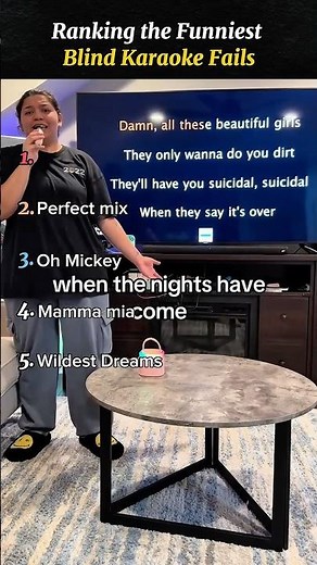😂Top5 the Funniest Karaoke Fails pt.4｜Singing Moments Gone Wrong #shorts #fyp #viral #trending #lol