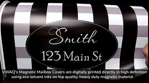 VWAQ Spring Flowers Magnetic Mailbox Cover - Summer Floral Decorative Magnet - MBM2