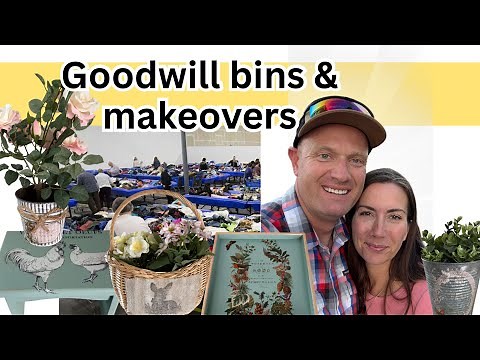 Goodwill Bins Thrift With Me Cozy Cottage Thrifted Makeovers With Iron Orchids Designs Transfers