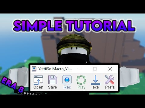 How to Setup Tinytask and use Macro | Sol's Rng Era 8