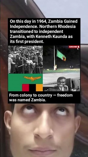 On This Day: Zambia Declares Independence 🇿🇲 | Kenneth Kaunda Becomes First President (1964)