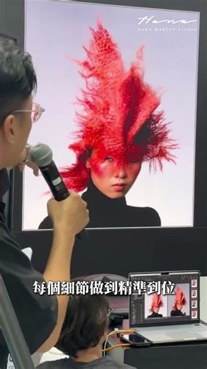 現場化妝示範｜比賽妝容細節公開 🎥｜GCHA 攝影工作坊花絮｜Hana Makeup Studio