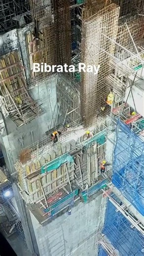 ​High-rise construction in progress: Focused on precision and teamwork. #highrisebuilding