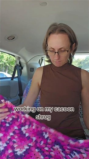 cacoon shrug#traveler #crochet