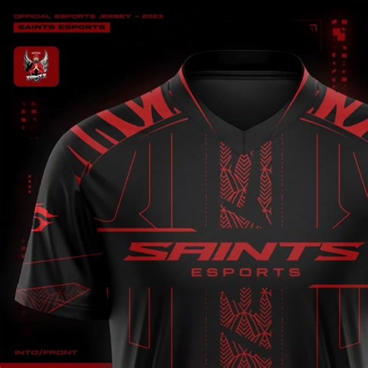 Saints Esports Jersey Mockup Design