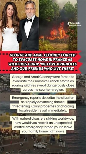 🚨 George Clooney Forced To Evacuate Home! 🚨