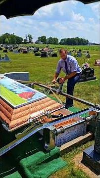 The Venetian Interment #burial #burialvault #gravesite #cemetery #venetian #casket #funeralhome
