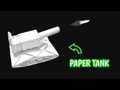 Diy Paper Shooting Tank | How to make mini Paper Shooting Tank