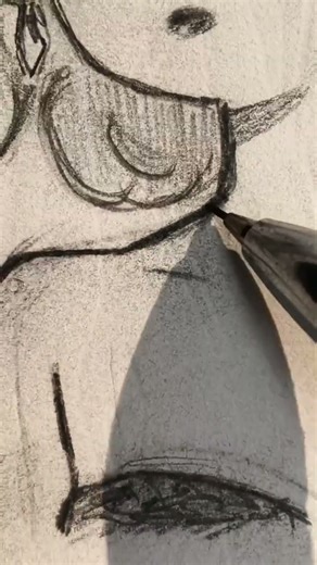 Elsa Chibi form drawing!✨💖 #pencilsketchings #elsa #animeart #fyp #drawing #shorts