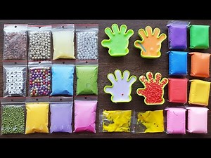 Making Slime with Bags and Clay - Izabela Stress Videos