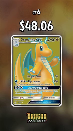 Top 15 Sun & Moon Dragon Majesty Pokemon cards #shorts #pokemon