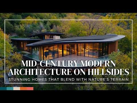 Mid-Century Modern Architecture on Hillsides: Stunning Homes that Blend with Nature’s Terrain