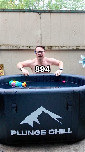 Day 894 Taking a Cold Plunge Everyday #plungechill #summerofgoals