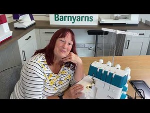 Pfaff Admire Air 5000 Overlocker - Barnyarns Review with Pam Neave
