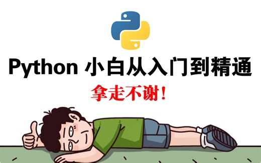 【Offer拿到手软！】花两万多买了Python课程，整整300集，全程干货无废话！学完即可上岸，拿走不谢！