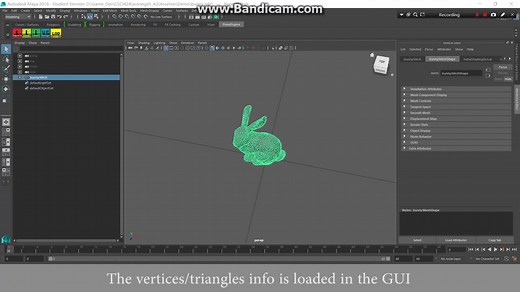 Maya Python LOD生成展示