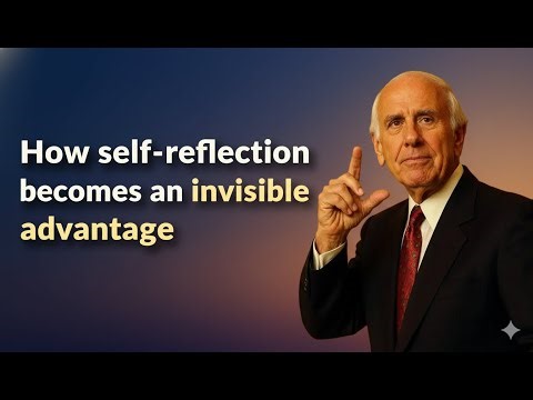 What Self-Reflection Really Reveals: How to Use Jim Rohn’s Invisible Advantage