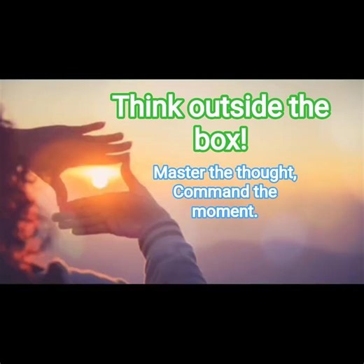 Think outside the box! (In English)