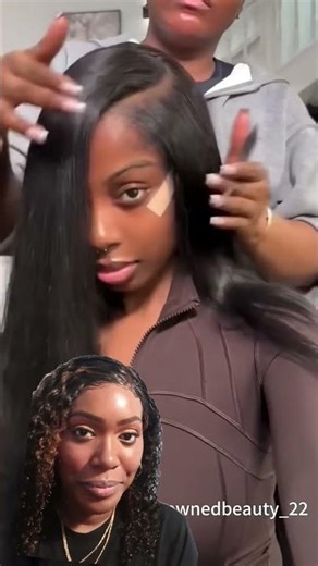 Wig installation that passes the hairline test #wigs #shorts #hairstyle