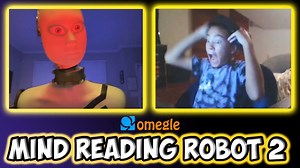 Mind reading robot prank shocks random Omegle users