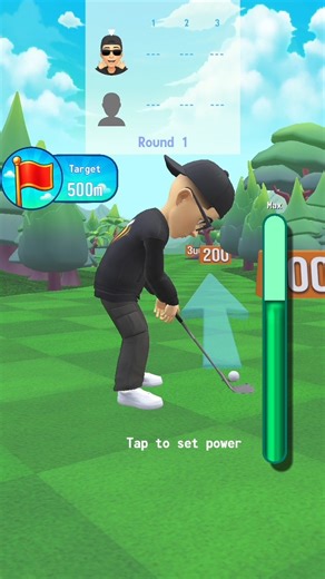Golf ⛳️ game Golf target hitting game#golf #golfgame #golfswing #games #shorts