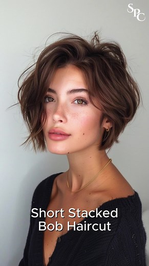Short Stacked Bob Haircut Ideas for Women - Trendy Styles in 2021