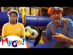 Learn About Animals with Blippi | MyGo! Sign Language For Kids | Educational Videos For Kids