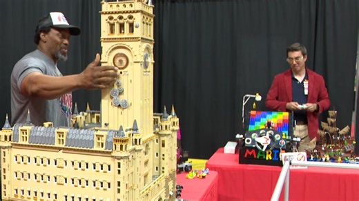 Colorful LEGO cities and moving displays wow crowds at Katy Brick Convention