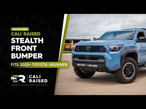 How to Install the 2025+ Toyota 4Runner Stealth Front Bumper | Cali Raised LED