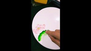 Satisfyingly Graceful Lotus Flower On A Porcelain Plate