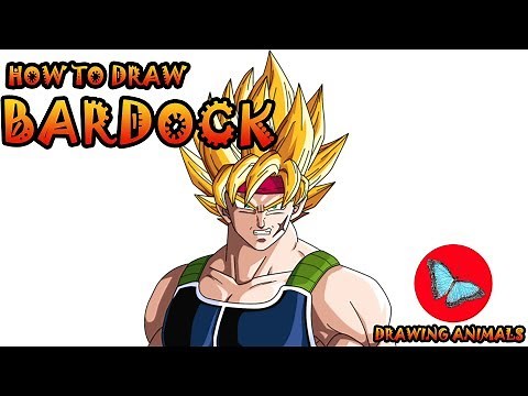 How To Draw Bardock From Dragon Ball | Coloring and Drawing For Kids
