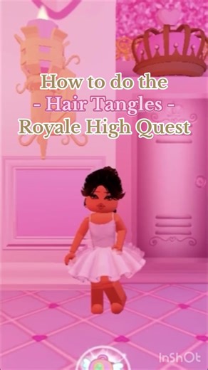 How to do the Hair Tangles quest! #royalehigh #royalehighquests #royalehighroblox #roblox #royalehighnewschoolcampus #royalehighnewschool #rh