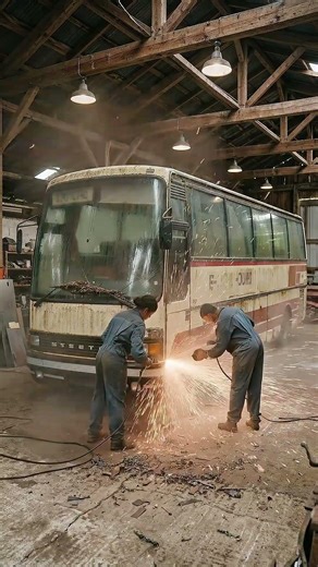 They Found a BUS Under a TREE! Setra S215 Restoration 😱🌳 #femaletrucker