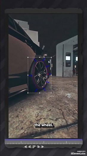 How to Create a Glowing Saber Outline on a Car Wheel in After Effects #3danimation #motiondesign
