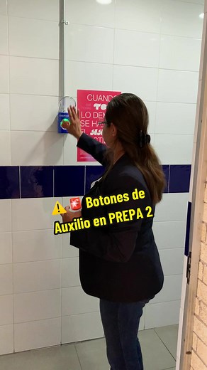 Uso de Botones de Auxilio en Prepa 2 de la ENP